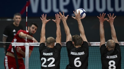 A Milli Erkek Voleybol Takımı, Danimarka ile hazırlık maçı yaptı