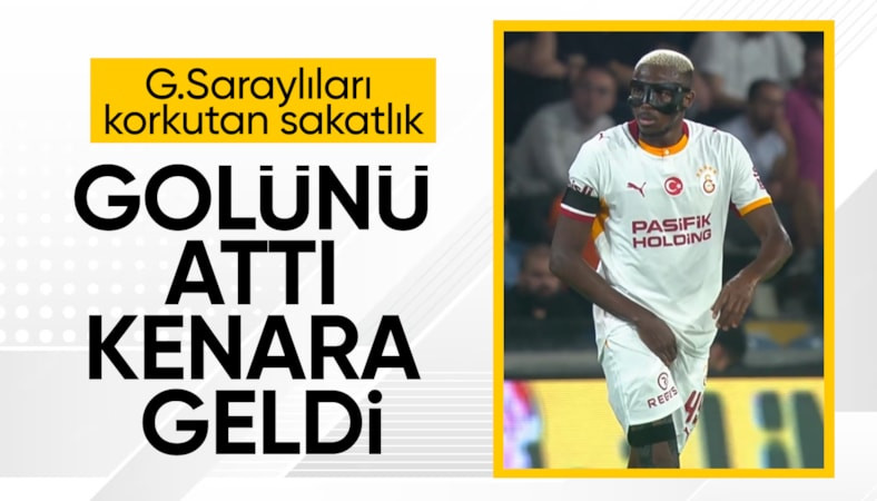 Galatasaray'da Victor Osimhen sakatlandı!