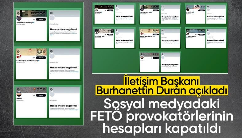 Terör propagandası ve psikolojik harekât faaliyeti yürüten 2 bin 34 hesaba erişim engeli
