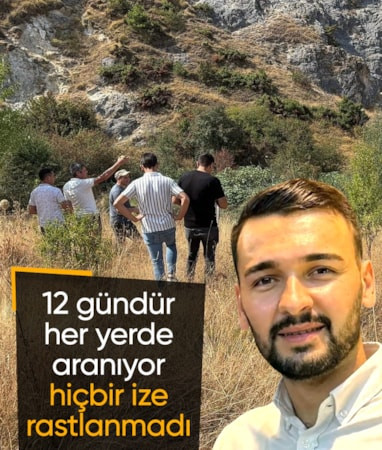 Kütahya'da 12 gündür kayıp olarak aranan gençten hala haber yok