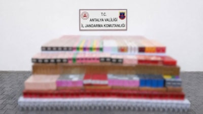 Antalya'da yaklaşık 4 milyon liralık gümrük kaçağı ürün ele geçirildi