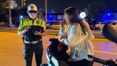 Bolu’da gece denetiminde motosikletlilere hayati uyarı