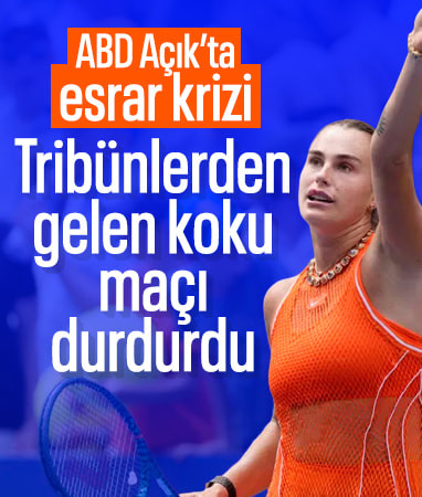 ABD Açık’ta esrar krizi: Tribünlerden gelen koku maçı durdurdu
