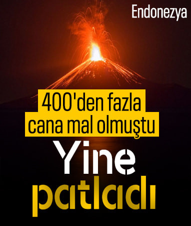 Anak Krakatau Yanardağı'nda patlama