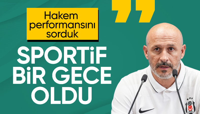 ESH Spor'dan Vincenzo Italiano'ya soru: Hakemin performansını nasıl buldunuz?