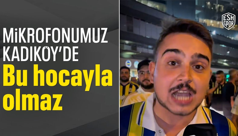 Fenerbahçe taraftarından derbi isyanı: Bu hocayla olmaz, gönderin bunu!
