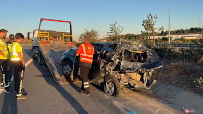 İstanbul Kuzey Marmara Otoyolu’nda kaza meydana geldi