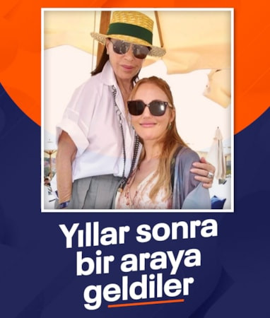 Nebahat Çehre ile Meryem Uzerli yıllar son aynı karede