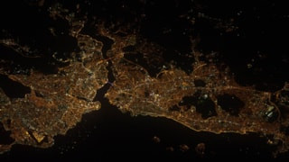 İstanbul'un uzaydan çekilen fotoğrafları paylaşıldı