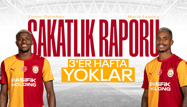 Galatasaray'dan Victor Osimhen ve Mario Lemina açıklaması