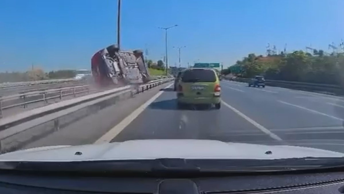 İstanbul'da korkunç kaza kamerada