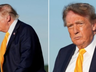 Donald Trump'ın saç rengi değişti: Sarı gitti, kahverengi saçlar geldi