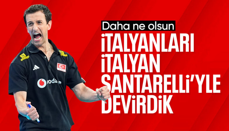Tarih yazıyor! Daniele Santarelli'nin beşinci kupası