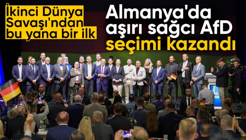 Aşırı sağcı AfD Saksonya-Anhalt'ta rekor oyla kazandı