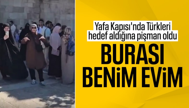 Kudüs'te Türk turistlere yönelik provokasyon ters tepti