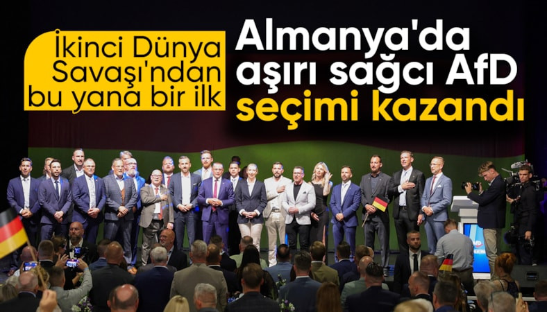 Aşırı sağcı AfD Saksonya-Anhalt'ta rekor oyla kazandı