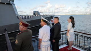 Kuzey Kore, yeni 'Kang Kon' muhribini hizmete soktu