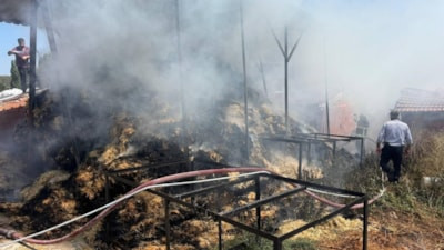 Bilecik’te iki köyde çıkan yangın korkuya neden oldu