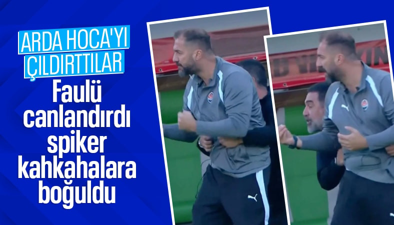 Arda Turan faulü yardımcısı üzerinde gösterdi: Spiker kahkahayı patlattı!