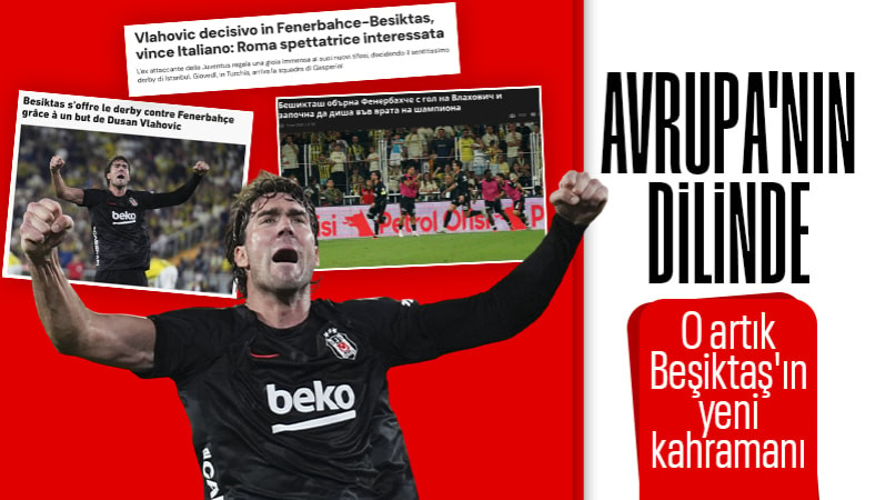 Dusan Vlahovic'in performansı Avrupa basınının gündeminde: Belirleyici oldu!