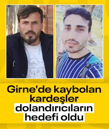 Girne'de kaybolan Hataylı kardeşler dolandırıcıların hedefi oldu