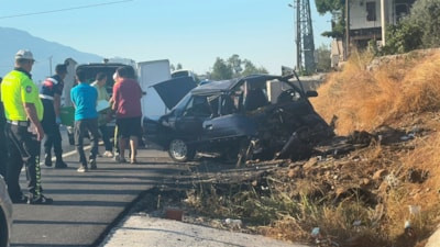 Muğla'da otomobil yoldan çıktı: 2 ölü