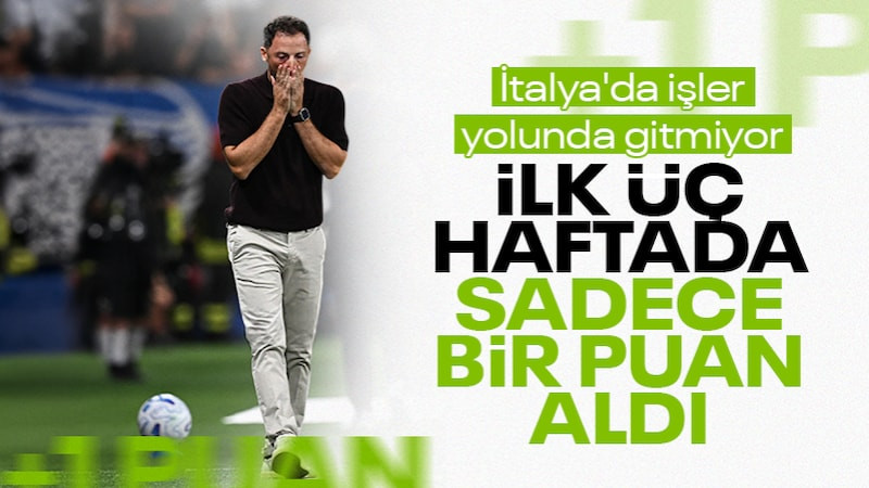 Domenico Tedesco, İtalya kariyerine kötü başladı