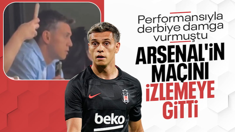 Leandro Trossard, Arsenal maçını tribünden izledi