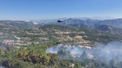 Burdur'da çıkan orman yangını söndürüldü