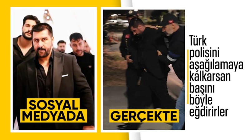 Sosyal medyada şov yapan Mehmet Fatih Tançalan'a ters kelepçe takıldı