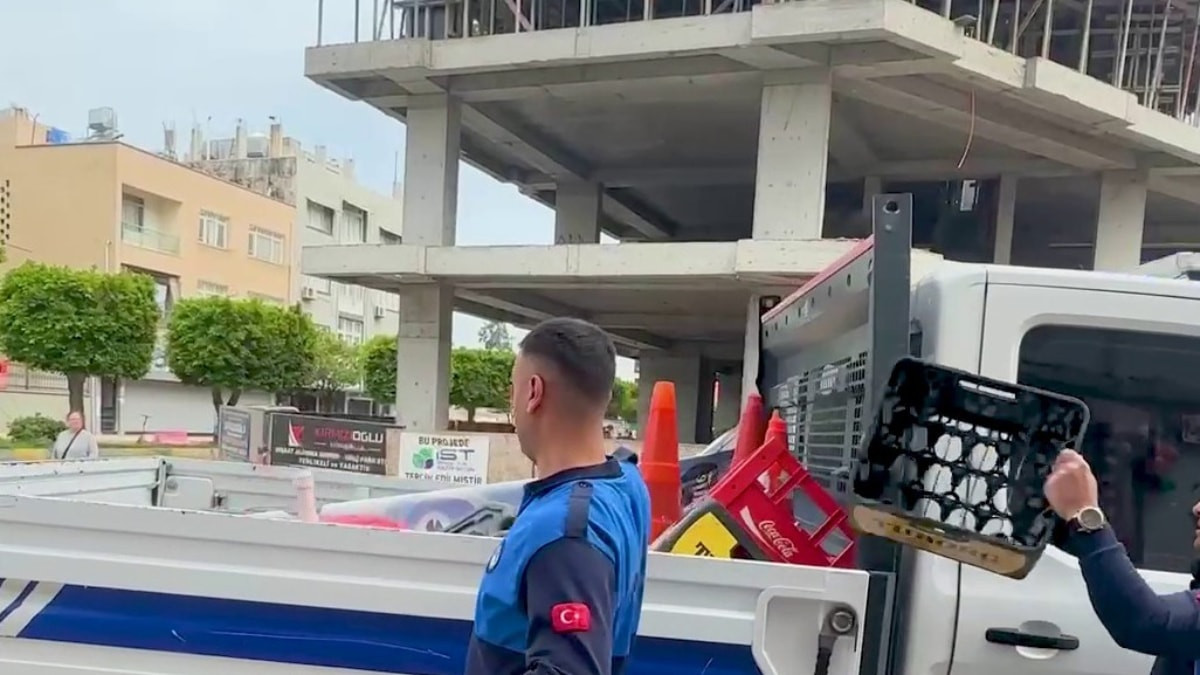 Hatay'da zabıta denetime geldi, "belediye başkanı akrabam" dedi