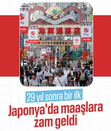 Japonya'da 29 yıldır olmayan oldu: Maaşlar resmen arttı