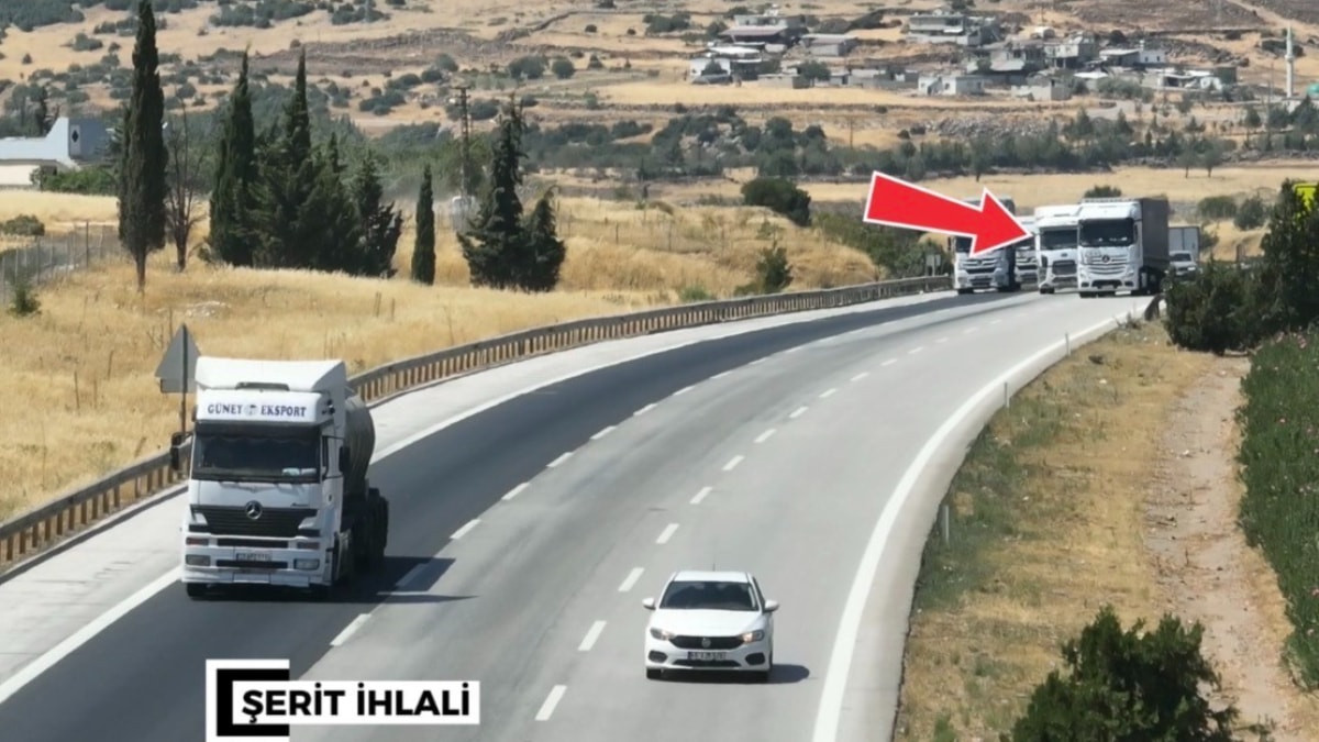 Gaziantep'te drone destekli trafik denetimi: 881 araca cezai işlem