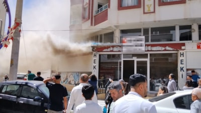 Mardin’de diş kliniğinde yangın
