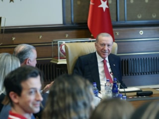 Cumhurbaşkanı Erdoğan, A Milli Kadın Voleybol Takımı'nı kabul etti
