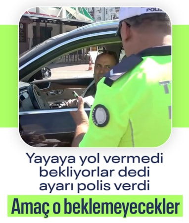 Adana'da yayaya yol vermeyen sürücünün savunması: Bekliyorlar zaten
