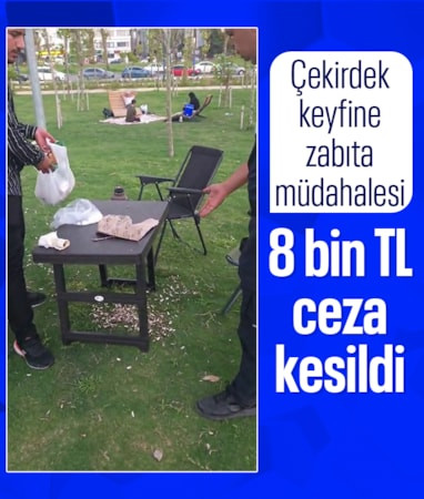 Hatay'da sahilde çekirdek keyfi 8 bin 687 TL'ye patladı