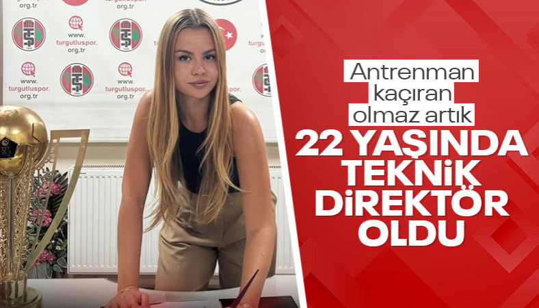Turgutluspor'un yeni teknik direktörü 22 yaşındaki Zeynep Mestan oldu