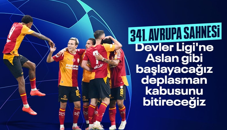 Galatasaray'ın Avrupa'da 341. sınavı