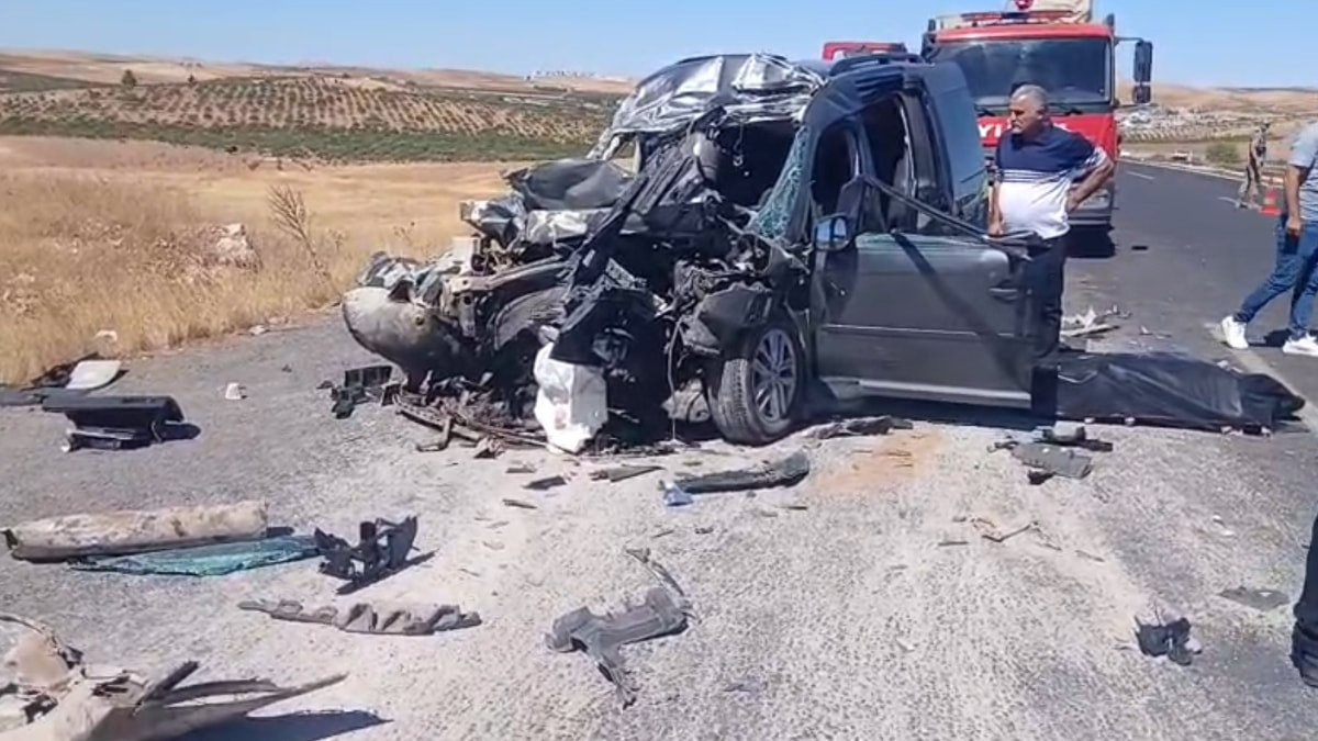 Şanlıurfa'da feci kaza: 4 ölü, 2 ağır yaralı