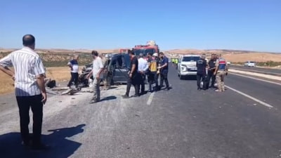 Şanlıurfa'da taziye dönüşü kaza meydana geldi