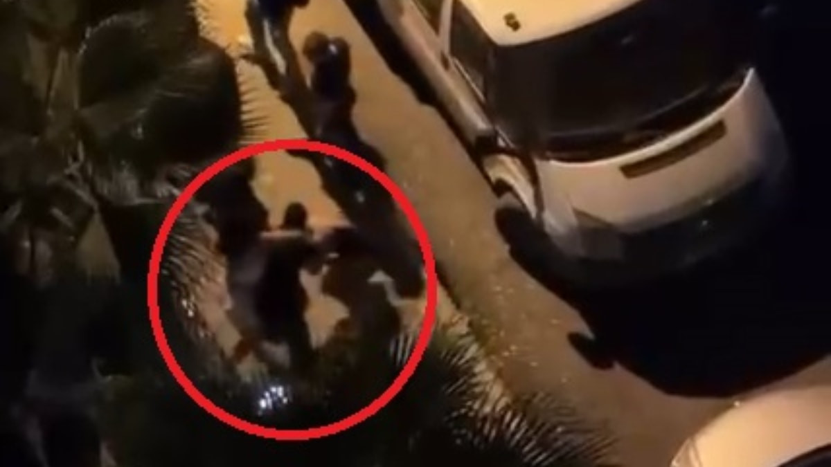 Adana'da bir kadın sokak ortasında tekme tokat darbedildi