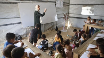Gazze'de öğrenciler bir eğitim yılına daha İsrail'in soykırım saldırılarının gölgesinde giriyor