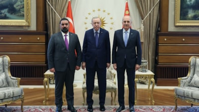 Cumhurbaşkanı Erdoğan, Irak Temsilciler Meclisi Başkanı'nı kabul etti