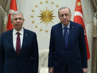 Cumhurbaşkanı Erdoğan, Mansur Yavaş'ı kabul etti