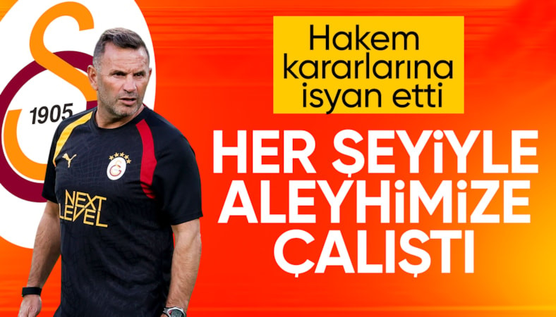 Okan Buruk'tan hakem tepkisi! Her şeyiyle aleyhimize çalıştı