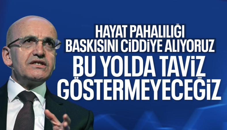 Mehmet Şimşek: Hayat pahalılığı baskısını son derece ciddiye alıyoruz