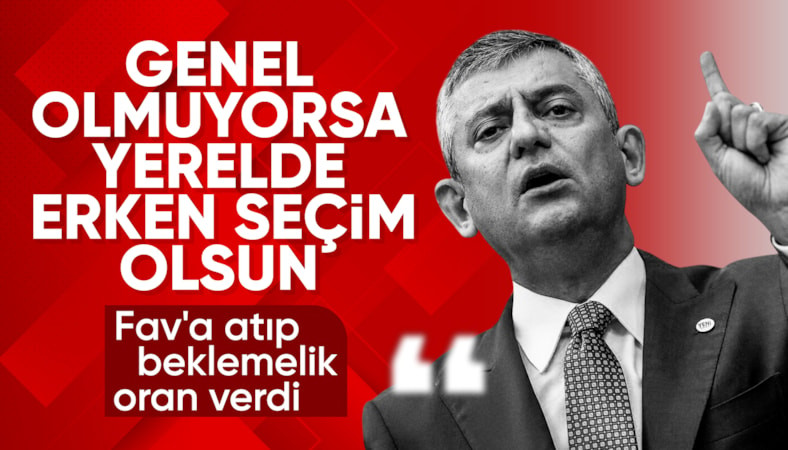 Özgür Özel'den yerel seçim çağrısı: Yüzde 45'in altında kalırsak mazbatalarımızı almayacağız