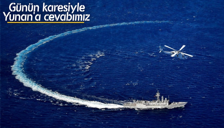 MSB paylaştı: Maviye nakşedilen "Ay Yıldız"