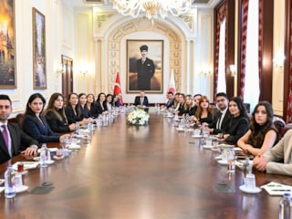 Adalet Bakanı Akın Gürlek gazetecilerin sorularını yanıtladı